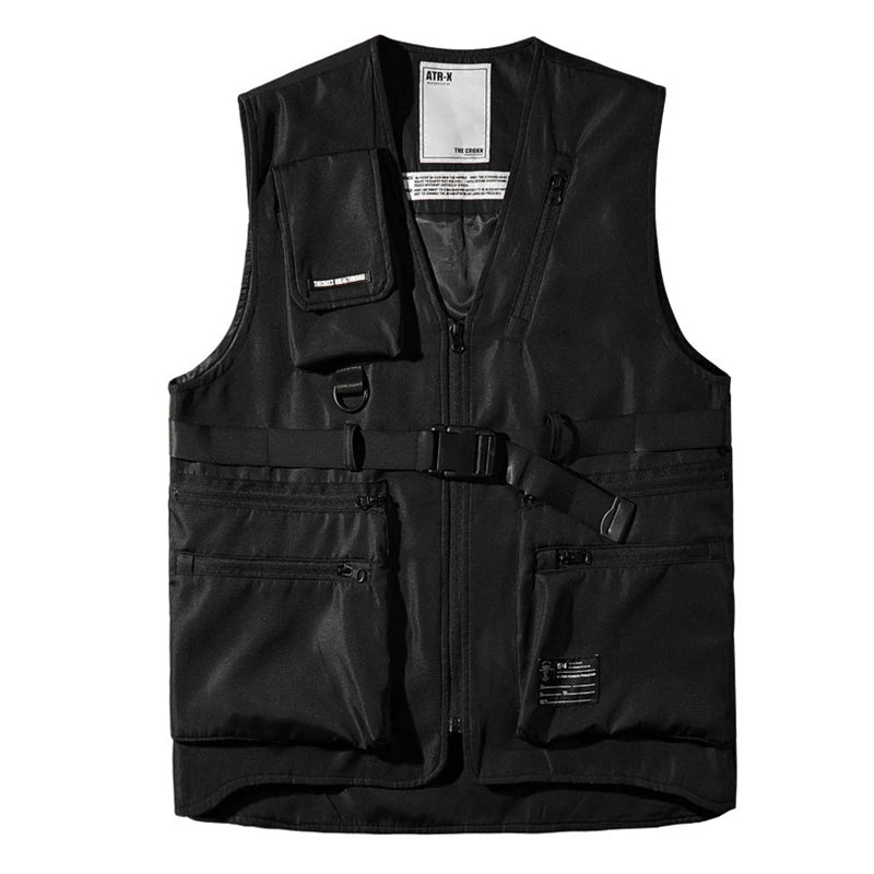 shop and buy Sleeveless Cargo Jacket Vest