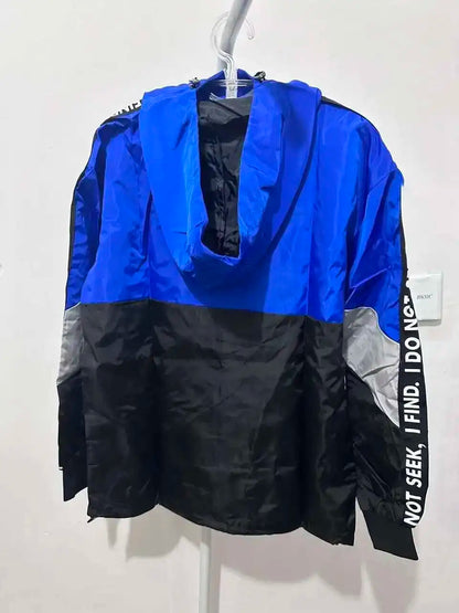 shop and buy Windbreaker Bomber Jacket in blue