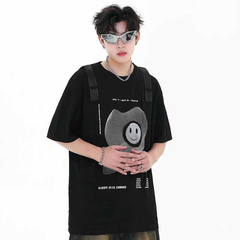 shop and buy Smiley Straps T-Shirt