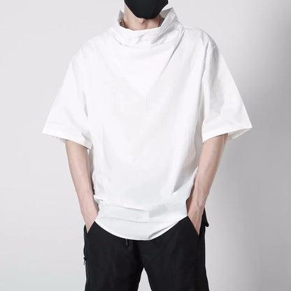 shop and buy Black Turtleneck T Shirt