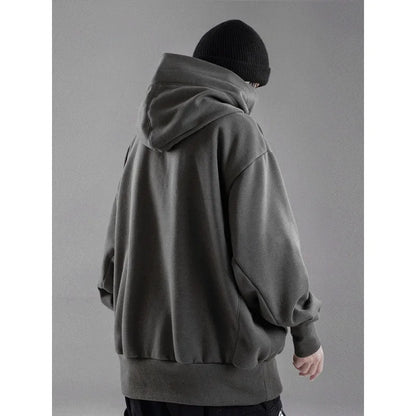 shop and buy high collar cotton hoodie
