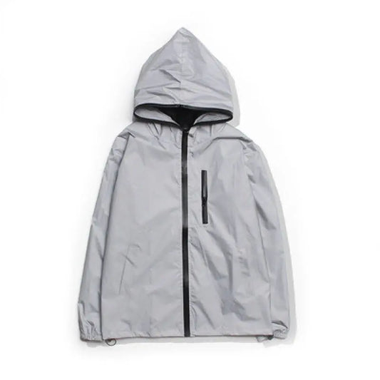 shop and buy reflective streetwear jacket windbreaker