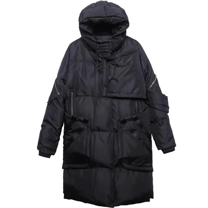 shop and buy Shin'en (深淵) – The Abyss Tactical Longline Puffer Jacket