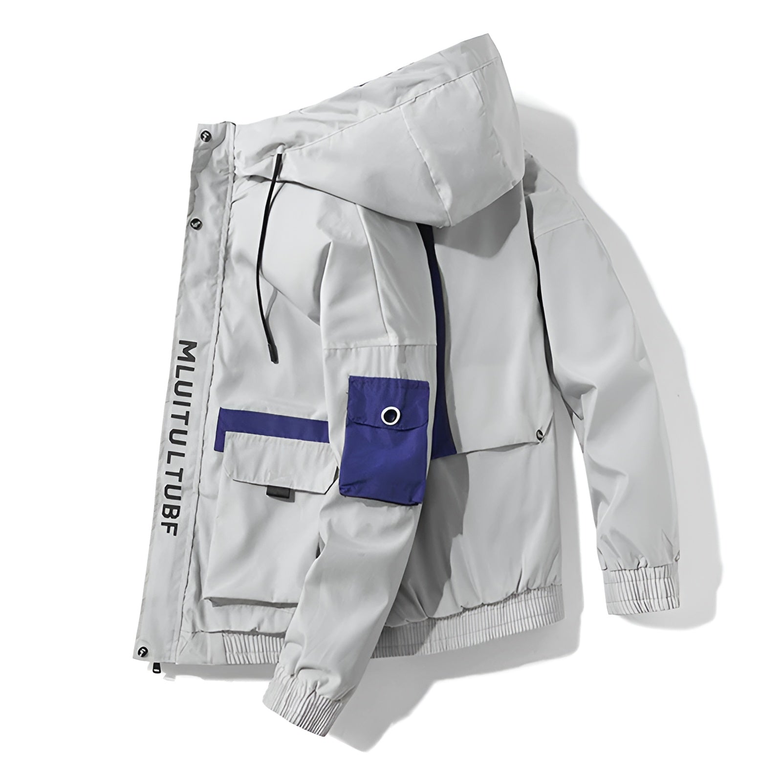 shop and buy Lightweight Tactical Jacket in grey