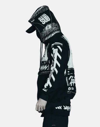 shop and buy Shinjū Protocol 真銃プロトコル Cyperpunk Hoodie