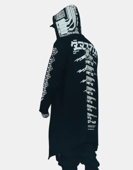 shop and buy KAGE.09 (影) – Shadow.09 Cyperpunk Hoodie