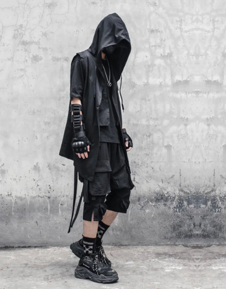 Black Sleeveless Jacket