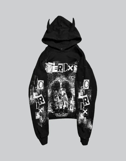 shop and buy hoodie with horns