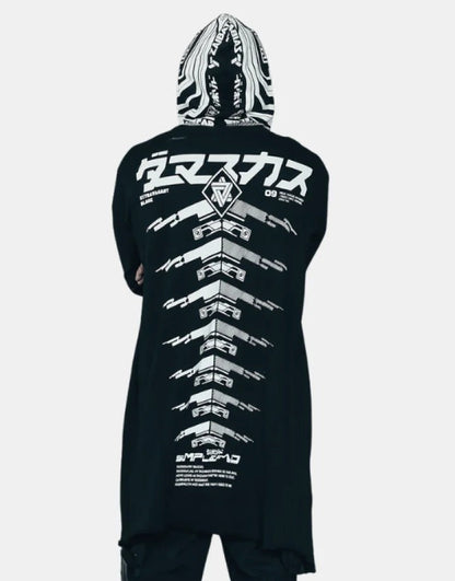 shop and buy KAGE.09 (影) – Shadow.09 Cyperpunk Hoodie