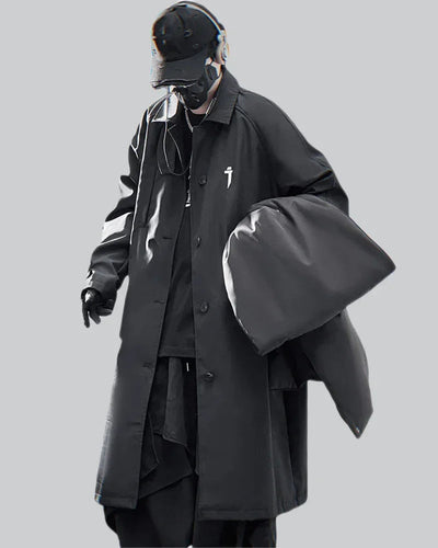 shop and buy techwear simple cape jacket