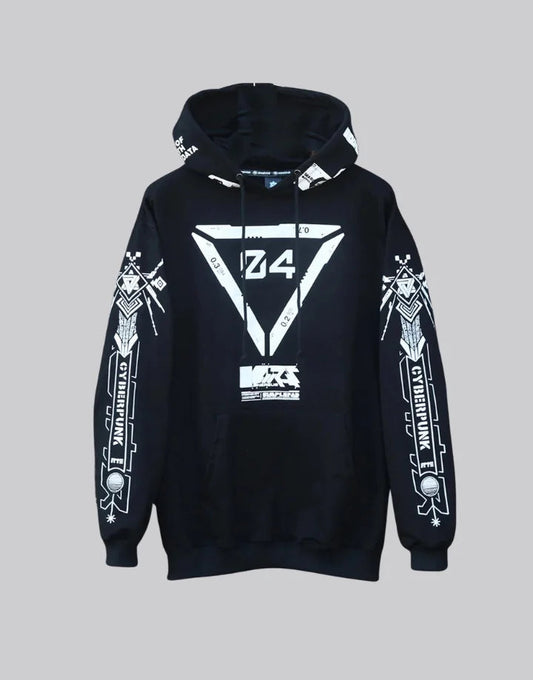 shop and buy Sector D4 Hoodie cyberpunk hoodie