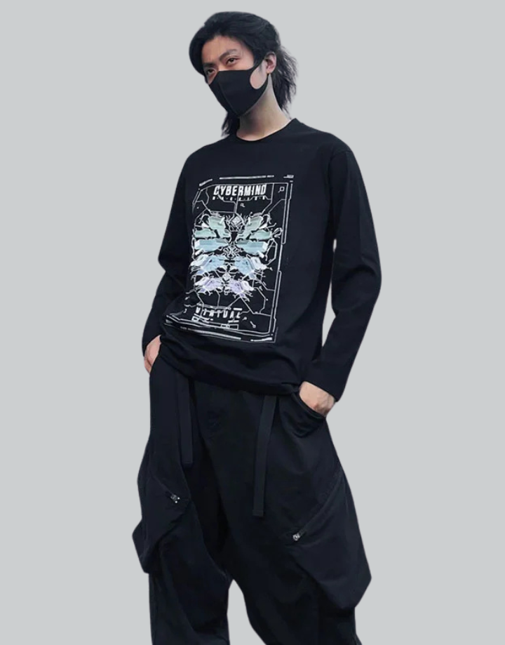 shop and buy 虚界 (Kyokai) Cyperpunk Longsleeeve T-Shirt