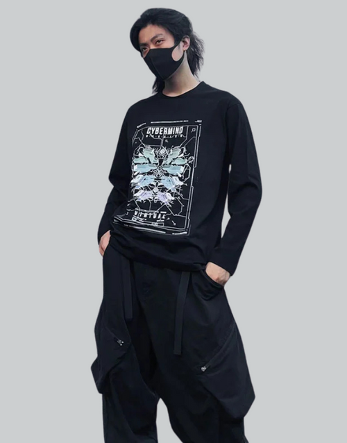 shop and buy 虚界 (Kyokai) Cyperpunk Longsleeeve T-Shirt