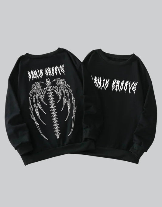 Crimson Vertebrae Sweatshirt