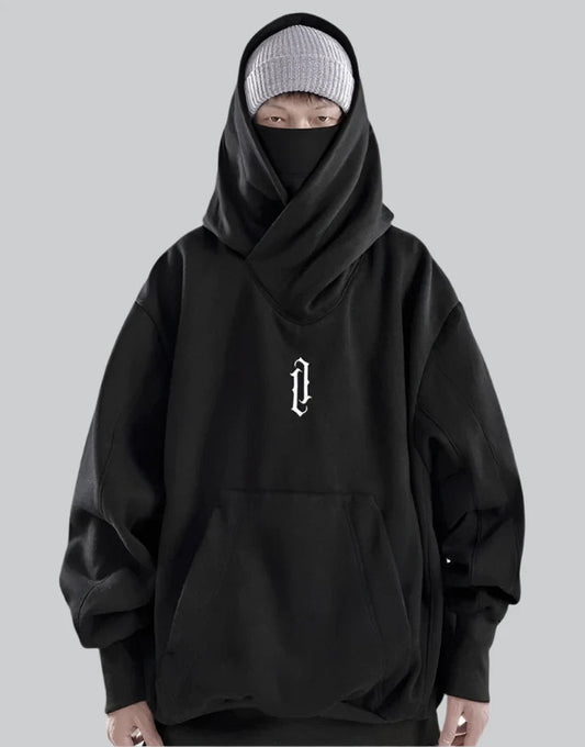 shop and buy high collar cotton hoodie