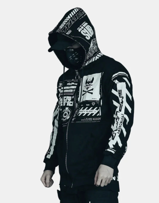 shop and buy Shinjū Protocol 真銃プロトコル Cyperpunk Hoodie
