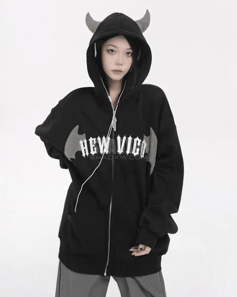 shop and buy YamiBat (闇バット) – Dark Bat Hoodie