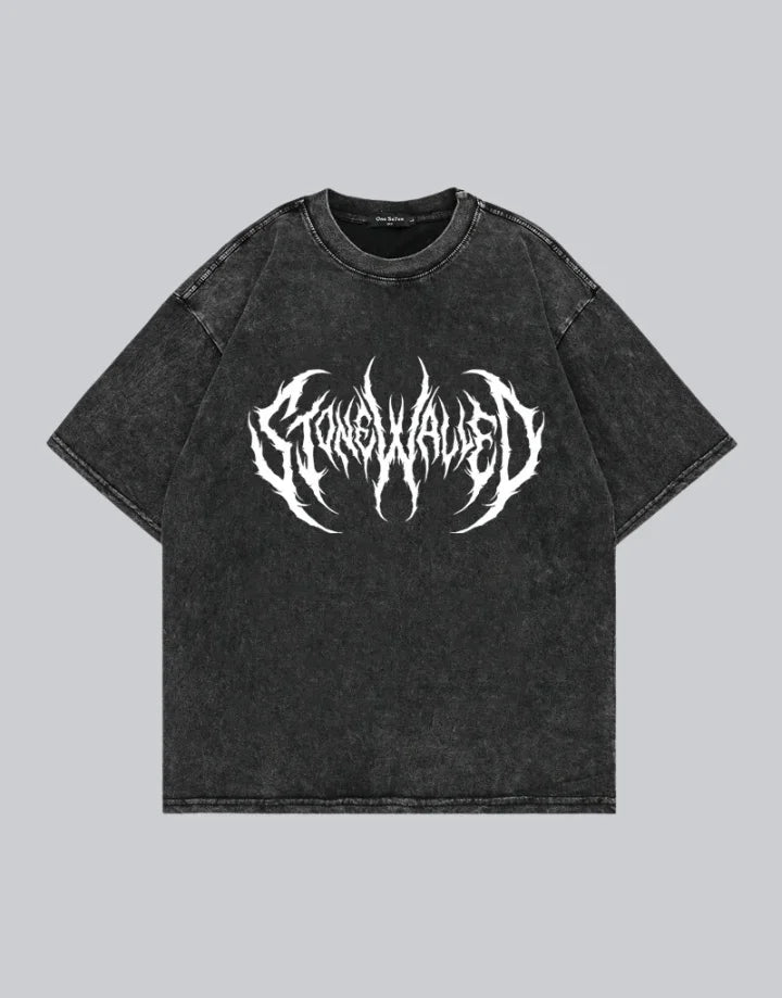 shop and buy Metal Font Shirt