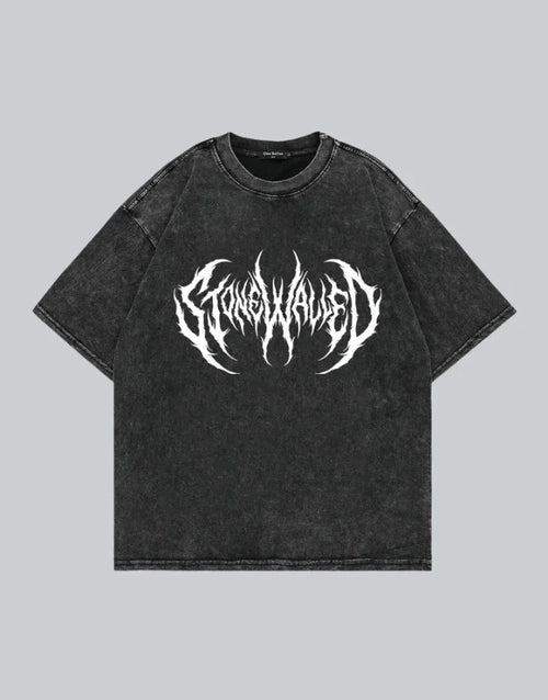 shop and buy Metal Font Shirt