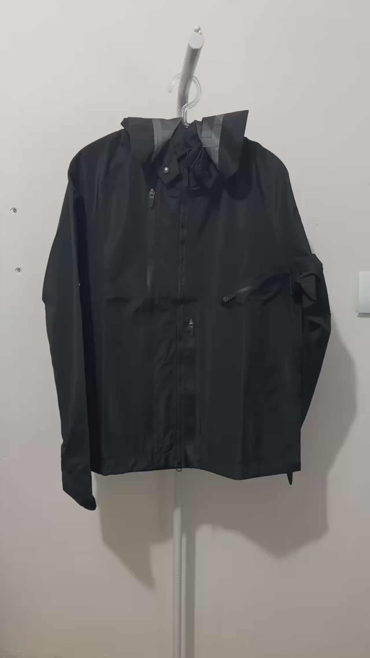 Shop and buy Black Tactical hooded Jacket