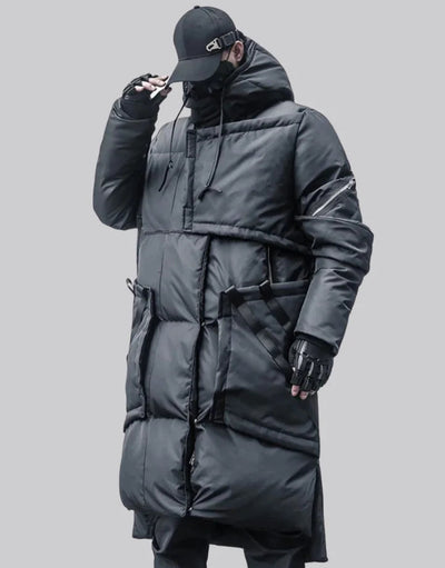 shop and buy Shin'en (深淵) – The Abyss Tactical Longline Puffer Jacket