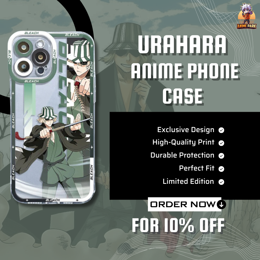 shop and buy urahara kisuke bleach anime phone case